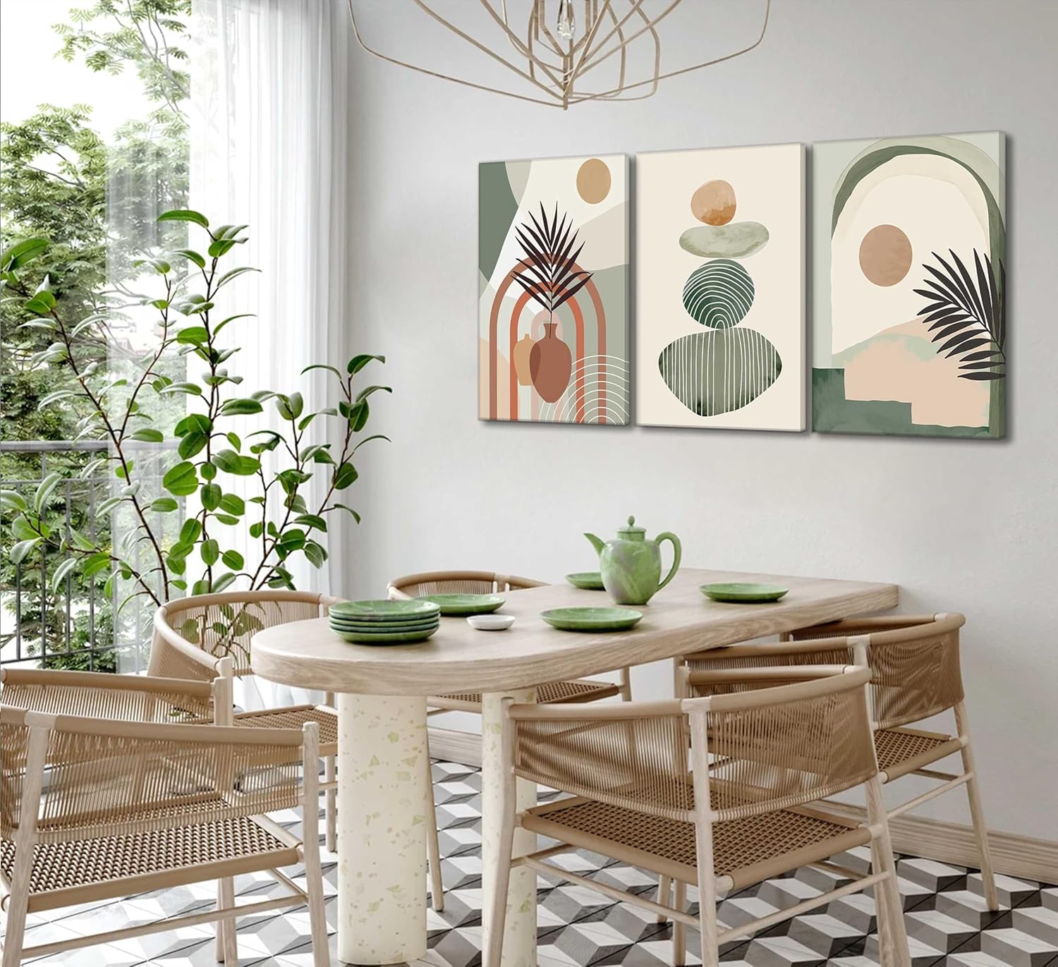 Arches Trio shown in an interior setting